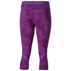 ASICS - Spodnie (legginsy) damskie 3/4 purple magic print