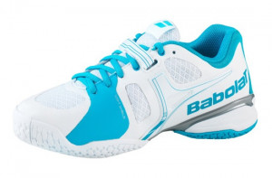 BABOLAT - Buty tenisowe damskie PROPULSE 4 LADY white-blue