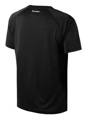 REDSON - T-shirt Sense czarny z logo "RISE UP TOGETHER"