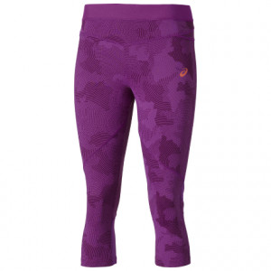 ASICS - Spodnie (legginsy) damskie 3/4 purple magic print