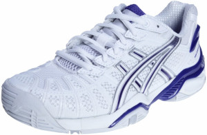 ASICS - Buty tenisowe damskie GEL-RESOLUTION 3 white-lightning-purple