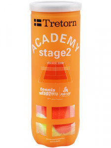 TRETORN - Piłki tenisowe dla dzieci ORANGE Academy 2 - 3 szt.