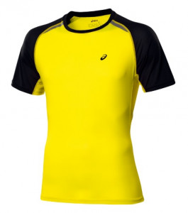 ASICS - T-shirt męski M's Resolution Top yellow (2014)