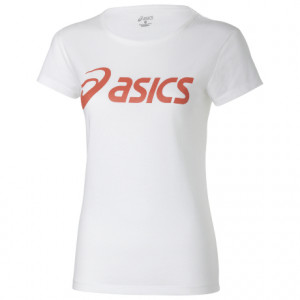 ASICS - T-shirt damski Logo Tee biały